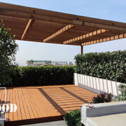 تایل ترموود چوب ترمووود کف ROOF GARDEN