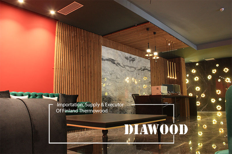 چوب نما ساختمان چوب ترمووود فنلاند thermowood