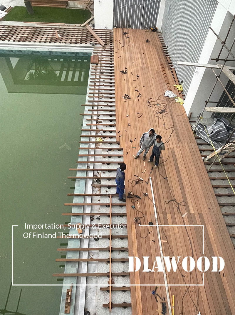 نصب و اجرای چوب ترموود ترمووود THERMOWOOD