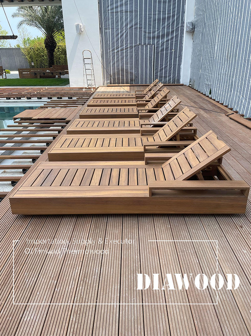 ترموود چوب ترمووود نصب و اجرای چوب ترمووود IPE مخصوص کف چوب ترموود کف THERMOWOOD کف سازی چوبی ترمو وود فنلاندی