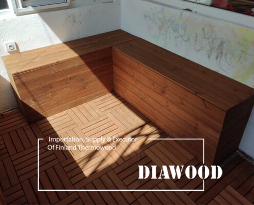 تایل 30*30 چوبی ترموود TERMOWOOD TILE 30*30